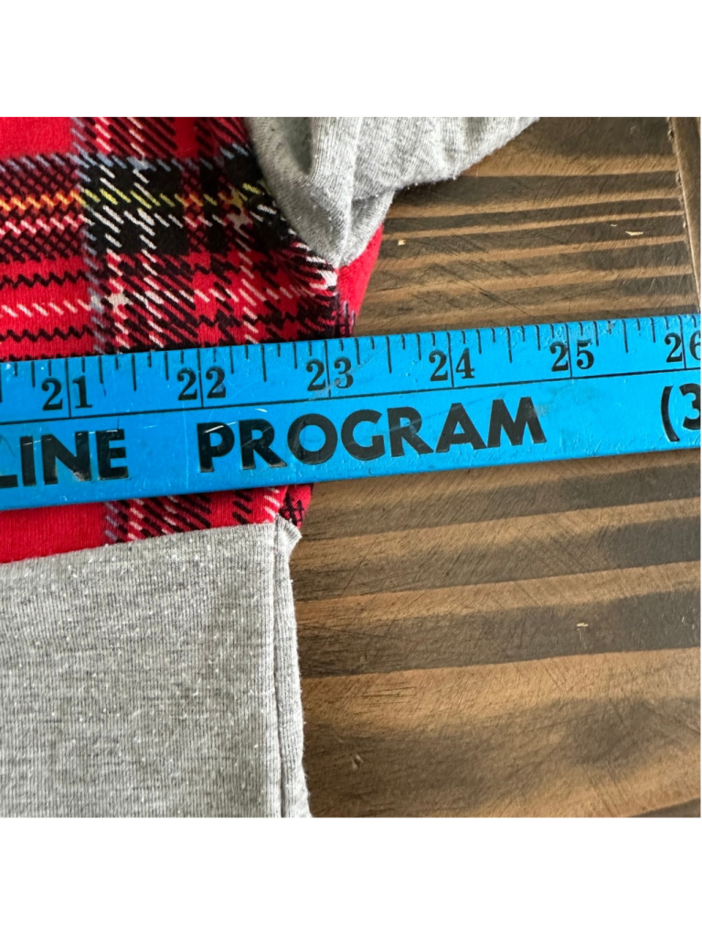 Womens Simply Southern Red Plaid Gray 1/4 Zip Thin Sweatshirt XXL Sequin Antlers - Picture 11 of 12